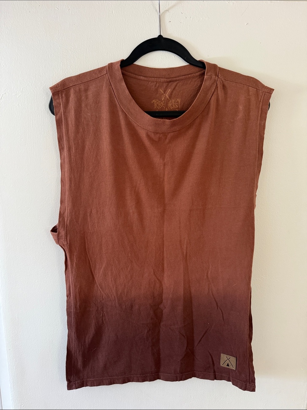 Patrick Kelly Rust Ombre Muscle Tee